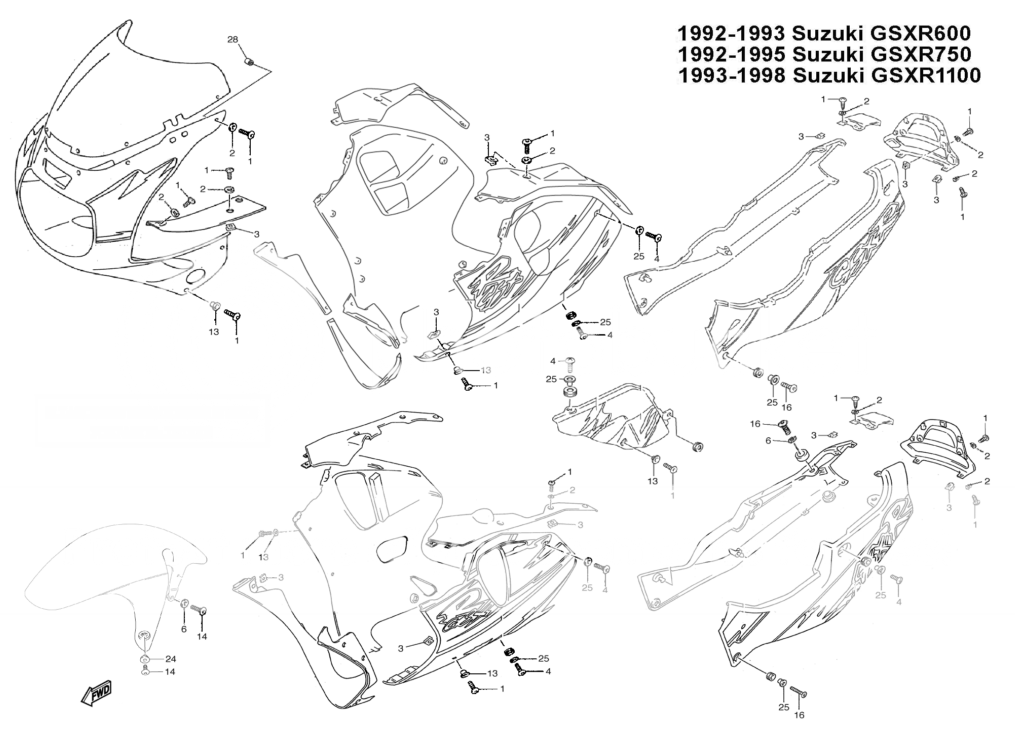 [DIAGRAM] Suzuki Gsxr 1100 Wiring Diagram